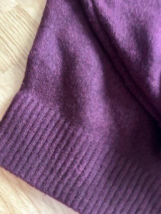 Jersey Zara cuello subido burdeos