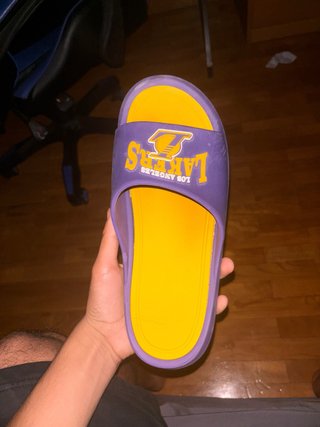 Chancla Lakers Primark Derecha Morado/Amarillo