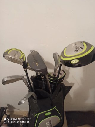 Bolsa de Golf con Palos y accesorios