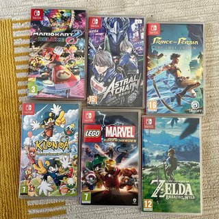 Nintendo Switch OLED 25 juegos 3 mandos