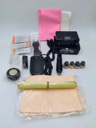 Kit Tatuaje Tufking Máquina Fuente Pedal