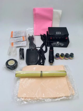 Kit Tatuaje Tufking Máquina Fuente Pedal