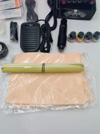 Kit Tatuaje Tufking Máquina Fuente Pedal
