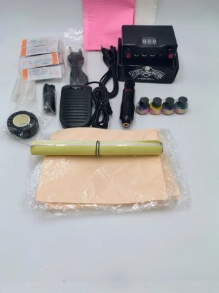 Kit Tatuaje Tufking Máquina Fuente Pedal