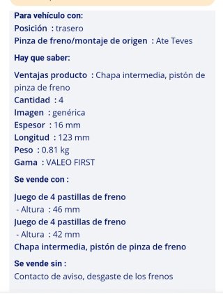VALEO 302450 Juego pastillas de freno  PEUGEOT 308
