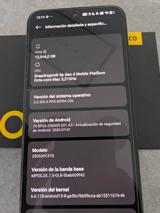 Poco F7 512GB Negro