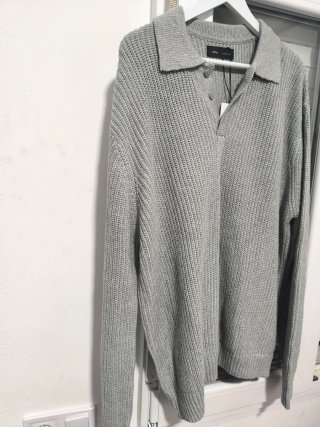 Jersey Polo Gris Marl Talla M