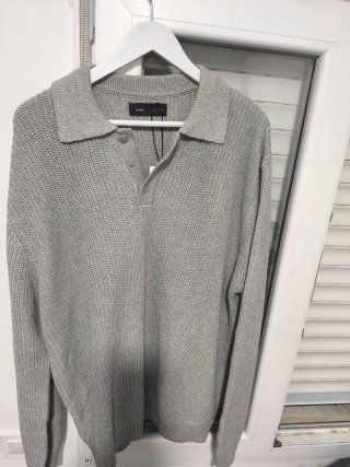 Jersey Polo Gris Marl Talla M