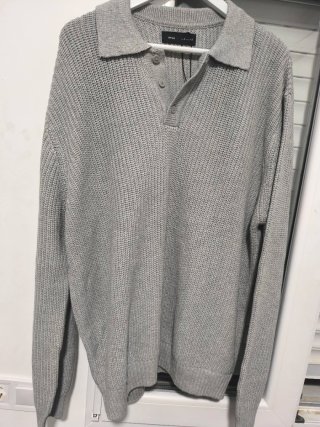 Jersey Polo Gris Marl Talla M