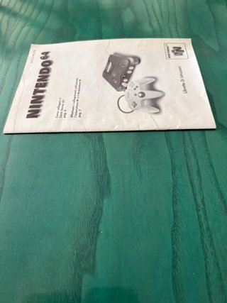 Libretto Istruzioni Nintendo 64 N64 ITA