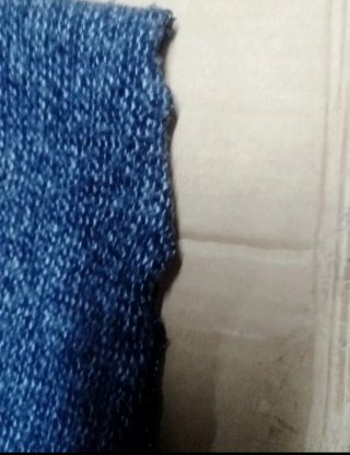 Jersey niña azul jaspeado