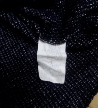 Jersey niña azul jaspeado