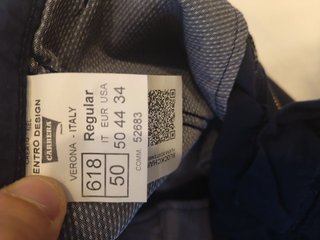 Pantaloncini Cargo Carrera Blu Scuro - Taglia 50