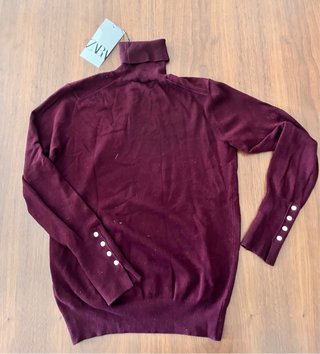 Jersey Zara cuello alto mujer a estrenar