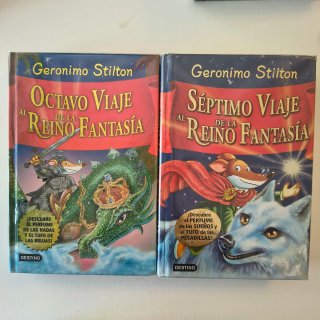 Lote de 8 libros de Gerónimo Stilton a 30€