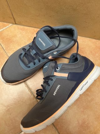 Zapatillas Newfeel Azul y Gris