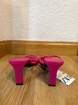 Sandalias Zara Fucsia Talla 37