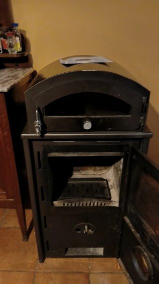 Estufa leña/pellet con horno