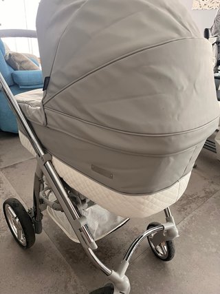 Carrito Bebecar IPOP Gris Blanco Completo