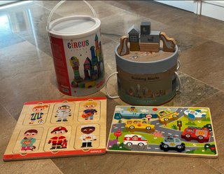 Little Dutch Bloques Construcción y Puzzles
