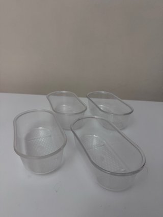 4 Bañeras/Comederos para Pájaros