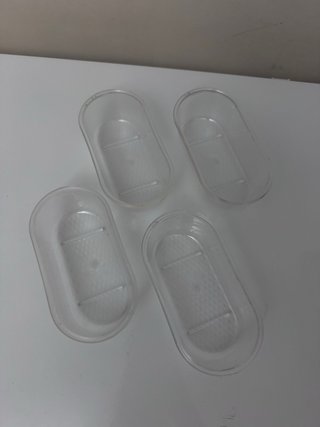 4 Bañeras/Comederos para Pájaros