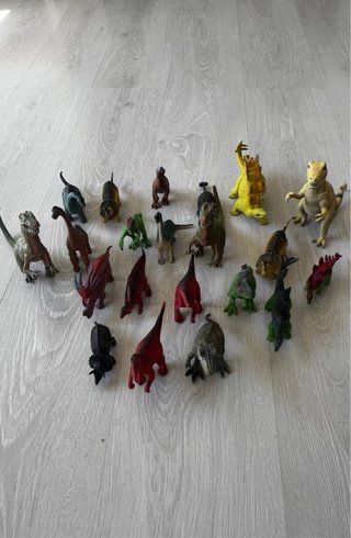 Colección 21 dinosaurios de juguete