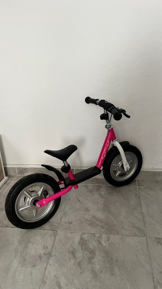 Bicicleta sin pedales infantil rosa