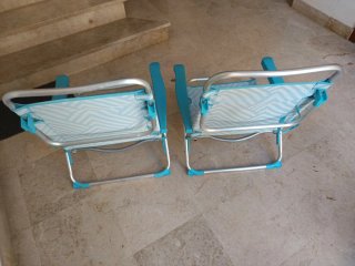 2 Hamacas de Playa Plegables