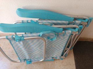 2 Hamacas de Playa Plegables
