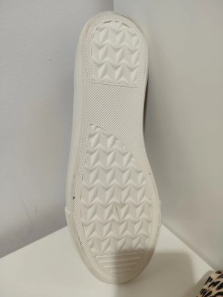Zapatos de lona con estampado de leopardo