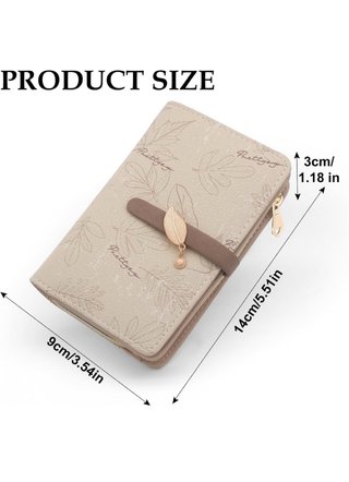 Cartera Mujer Cuero PU Hoja