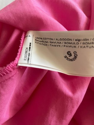 Vestido rosa Mango Talla S