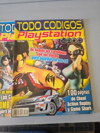 Revistas Todo Códigos PlayStation nº 1, 2 y 4