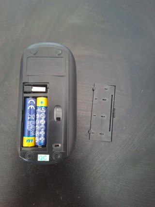 Mouse Wireless USB + Bluetooth Nero