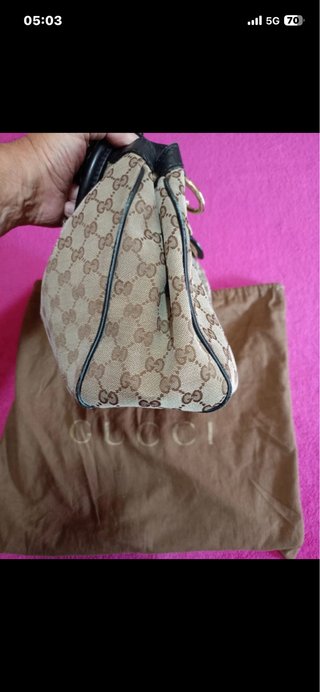 Borsa Gucci Beige/Marrone