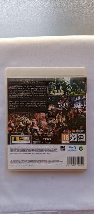 Of Orcs and Men PS3 PAL España – RPG – Completo