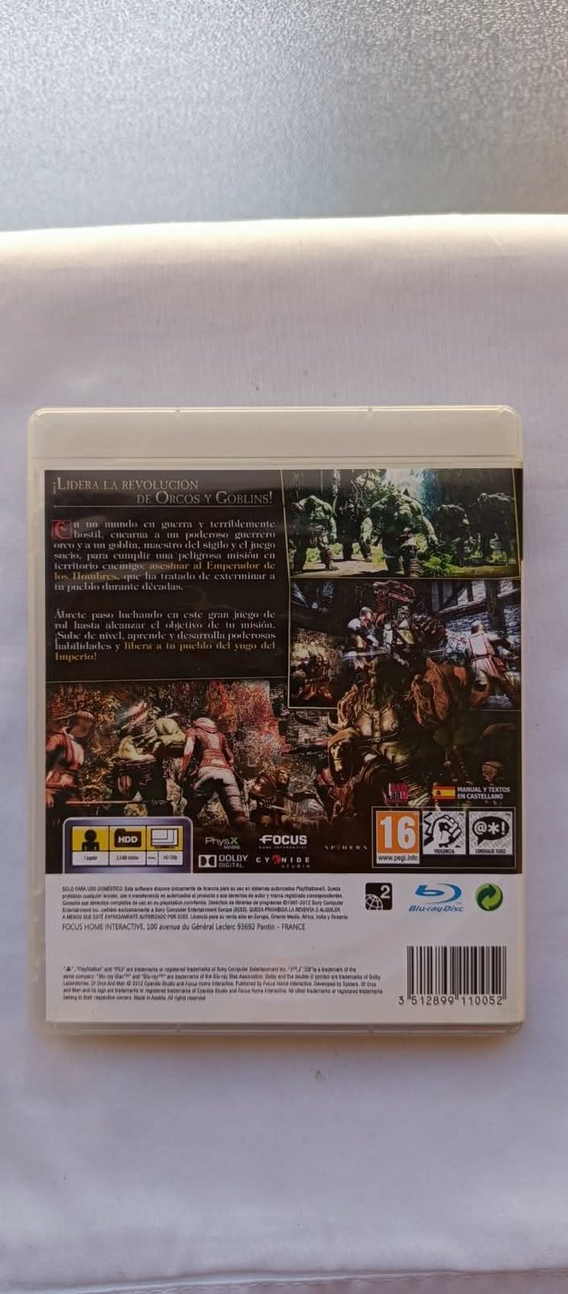 Of Orcs and Men PS3 PAL España – RPG – Completo