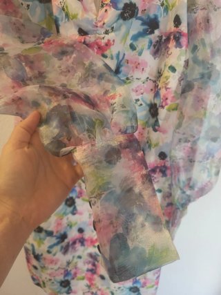 Vestido El Armario Azul floral Talla M