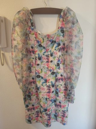 Vestido El Armario Azul floral Talla M