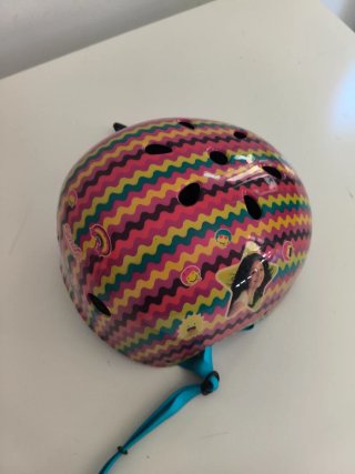 Patines Soy Luna Rosas y Amarillos con Casco