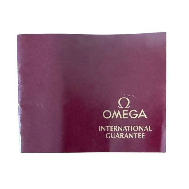 Librito de Garantía Internacional Omega Vintage
