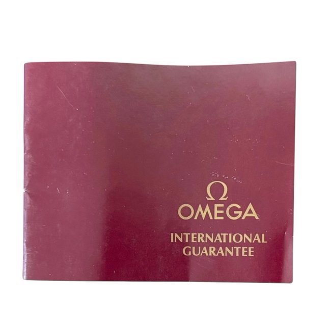 Librito de Garantía Internacional Omega Vintage