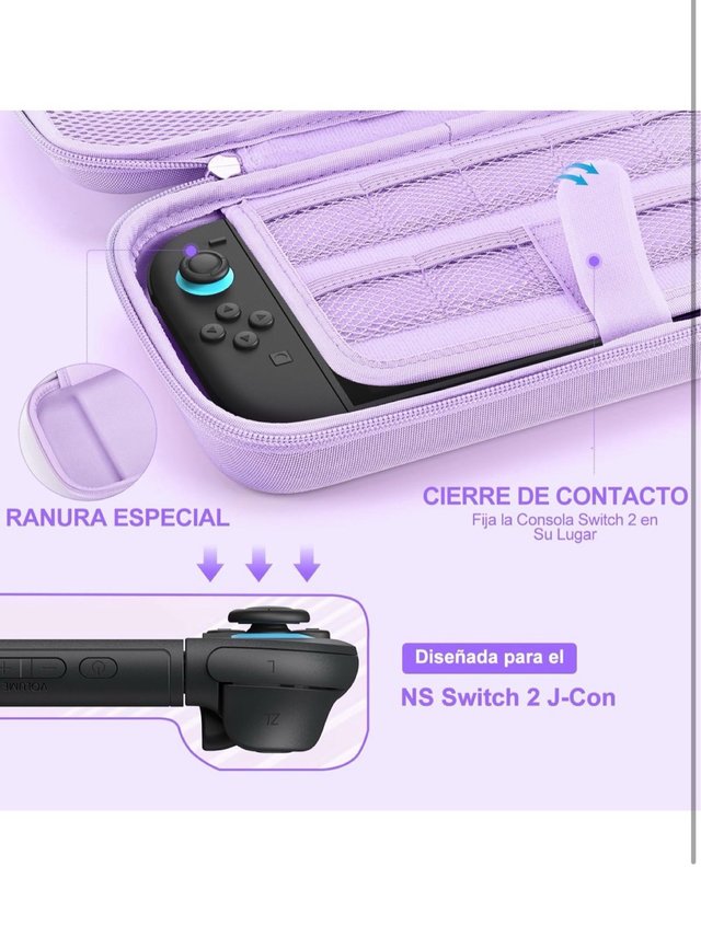 Funda y Accesorios Switch Morado