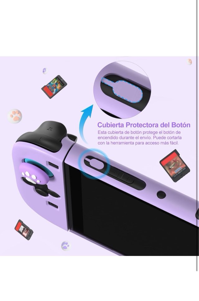Funda y Accesorios Switch Morado