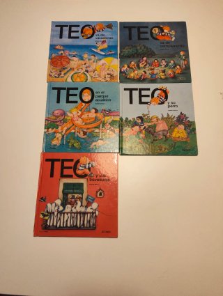 Lote de 5 libros de Teo.
