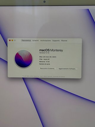iMac 24 M1 2021 Blu 8GB/256GB Retina 4.5K
