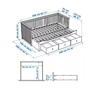 Diván Ikea Blanco