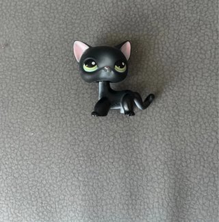 Littlest Pet Shop Gato Negro Antiguo
