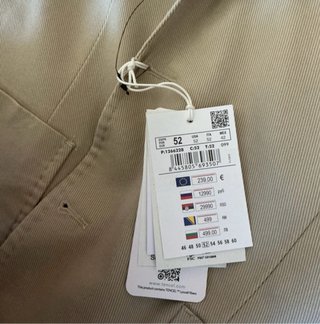 Chaqueta de verano beige Talla L